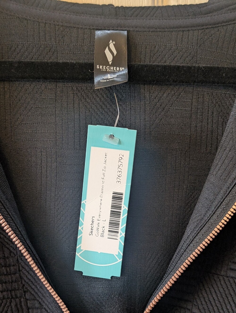 Skechers GoWalk Everywhere Diamond Full Zip Jacket - Picture 5 of 5